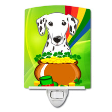 Load image into Gallery viewer, Dalmatian St. Patrick's Day Ceramic Night Light BB1954CNL