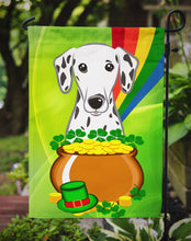 Load image into Gallery viewer, Dalmatian St. Patrick's Day Garden Flag – Decorative Outdoor Yard Flag BB1954GF