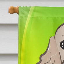 Load image into Gallery viewer, Cocker Spaniel St. Patrick's Day Flag Canvas House Size BB1960CHF