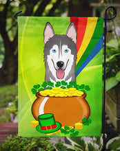 Load image into Gallery viewer, Alaskan Malamute St. Patrick's Day Garden Flag – Decorative Outdoor Yard Flag BB1962GF