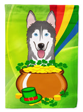 Load image into Gallery viewer, Alaskan Malamute St. Patrick's Day Garden Flag – Decorative Outdoor Yard Flag BB1962GF