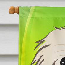 Load image into Gallery viewer, Pekingese St. Patrick's Day Flag Canvas House Size BB1965CHF