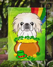 Load image into Gallery viewer, Pekingese St. Patrick's Day Garden Flag – Decorative Outdoor Yard Flag BB1965GF