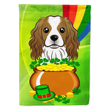 Load image into Gallery viewer, Cavalier Spaniel St. Patrick's Day Flag Canvas House Size BB1968CHF