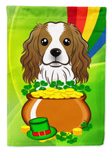Load image into Gallery viewer, Cavalier Spaniel St. Patrick's Day Garden Flag – Decorative Outdoor Yard Flag BB1968GF