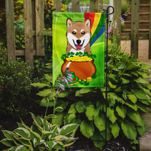 Load image into Gallery viewer, Shiba Inu St. Patrick's Day Garden Flag – Decorative Outdoor Yard Flag BB1969GF