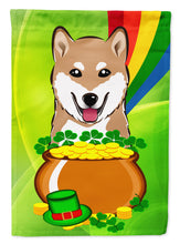 Load image into Gallery viewer, Shiba Inu St. Patrick's Day Garden Flag – Decorative Outdoor Yard Flag BB1969GF
