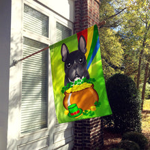 Load image into Gallery viewer, French Bulldog St. Patrick's Day Flag Canvas House Size BB1971CHF