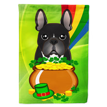 Load image into Gallery viewer, French Bulldog St. Patrick's Day Flag Canvas House Size BB1971CHF