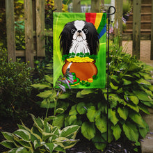 Load image into Gallery viewer, Japanese Chin St. Patrick's Day Garden Flag – Decorative Outdoor Yard Flag BB1974GF