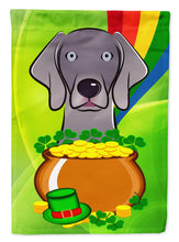 Load image into Gallery viewer, Weimaraner St. Patrick's Day Flag Canvas House Size BB1975CHF