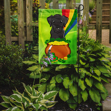 Load image into Gallery viewer, Black Labrador St. Patrick's Day Garden Flag – Decorative Outdoor Yard Flag BB1979GF