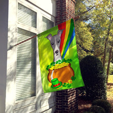 Load image into Gallery viewer, Italian Greyhound St. Patrick's Day Flag Canvas House Size BB1980CHF