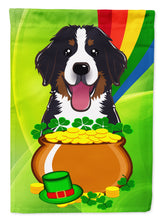 Load image into Gallery viewer, Bernese Mountain Dog St. Patrick's Day Garden Flag – Decorative Outdoor Yard Flag BB1981GF