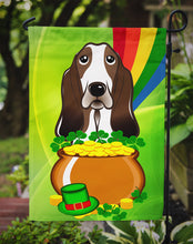 Load image into Gallery viewer, Basset Hound St. Patrick's Day Garden Flag – Decorative Outdoor Yard Flag BB1987GF