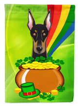 Load image into Gallery viewer, Doberman St. Patrick's Day Garden Flag – Decorative Outdoor Yard Flag BB1989GF
