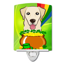Load image into Gallery viewer, Golden Retriever St. Patrick's Day Ceramic Night Light BB1996CNL