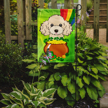 Load image into Gallery viewer, Buff Poodle St. Patrick's Day Garden Flag – Decorative Outdoor Yard Flag BB2002GF