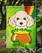 Load image into Gallery viewer, Buff Poodle St. Patrick's Day Garden Flag – Decorative Outdoor Yard Flag BB2002GF