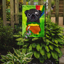 Load image into Gallery viewer, Black Pug St. Patrick's Day Garden Flag – Decorative Outdoor Yard Flag BB2007GF