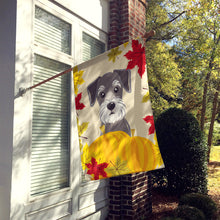 Load image into Gallery viewer, Schnauzer Thanksgiving Flag Canvas House Size BB2012CHF