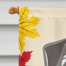 Load image into Gallery viewer, Schnauzer Thanksgiving Flag Canvas House Size BB2012CHF