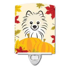 Load image into Gallery viewer, Pomeranian Thanksgiving Ceramic Night Light BB2013CNL