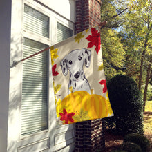 Load image into Gallery viewer, Dalmatian Thanksgiving Flag Canvas House Size BB2016CHF