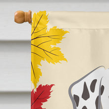 Load image into Gallery viewer, Dalmatian Thanksgiving Flag Canvas House Size BB2016CHF