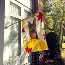 Load image into Gallery viewer, German Shepherd Thanksgiving Flag Canvas House Size BB2017CHF