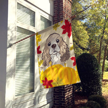 Load image into Gallery viewer, Cocker Spaniel Thanksgiving Flag Canvas House Size BB2022CHF