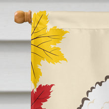 Load image into Gallery viewer, Bichon Frise Thanksgiving Flag Canvas House Size BB2023CHF