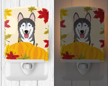 Load image into Gallery viewer, Alaskan Malamute Thanksgiving Ceramic Night Light BB2024CNL
