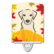 Load image into Gallery viewer, Yellow Labrador Thanksgiving Ceramic Night Light BB2028CNL