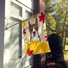 Load image into Gallery viewer, Boxer Thanksgiving Flag Canvas House Size BB2029CHF
