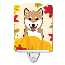 Load image into Gallery viewer, Shiba Inu Thanksgiving Ceramic Night Light BB2031CNL