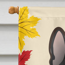 Load image into Gallery viewer, French Bulldog Thanksgiving Flag Canvas House Size BB2033CHF