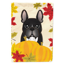 Load image into Gallery viewer, French Bulldog Thanksgiving Flag Canvas House Size BB2033CHF