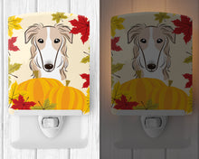 Load image into Gallery viewer, Borzoi Thanksgiving Ceramic Night Light BB2034CNL