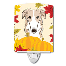 Load image into Gallery viewer, Borzoi Thanksgiving Ceramic Night Light BB2034CNL