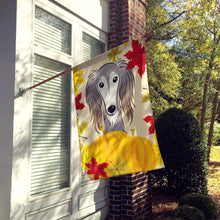 Load image into Gallery viewer, Saluki Thanksgiving Flag Canvas House Size BB2035CHF