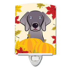 Load image into Gallery viewer, Weimaraner Thanksgiving Ceramic Night Light BB2037CNL