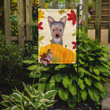 Load image into Gallery viewer, Yorkie Puppy Thanksgiving Garden Flag – Decorative Outdoor Yard Flag BB2038GF