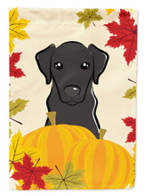 Load image into Gallery viewer, Black Labrador Thanksgiving Garden Flag – Decorative Outdoor Yard Flag BB2041GF