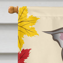 Load image into Gallery viewer, Italian Greyhound Thanksgiving Flag Canvas House Size BB2042CHF