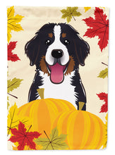 Load image into Gallery viewer, Bernese Mountain Dog Thanksgiving Flag Canvas House Size BB2043CHF