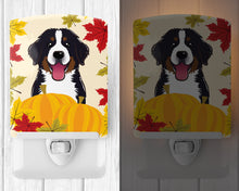 Load image into Gallery viewer, Bernese Mountain Dog Thanksgiving Ceramic Night Light BB2043CNL
