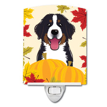Load image into Gallery viewer, Bernese Mountain Dog Thanksgiving Ceramic Night Light BB2043CNL