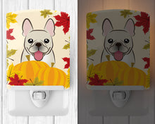 Load image into Gallery viewer, French Bulldog Thanksgiving Ceramic Night Light BB2044CNL