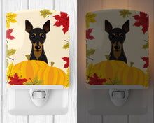 Load image into Gallery viewer, Min Pin Thanksgiving Ceramic Night Light BB2046CNL